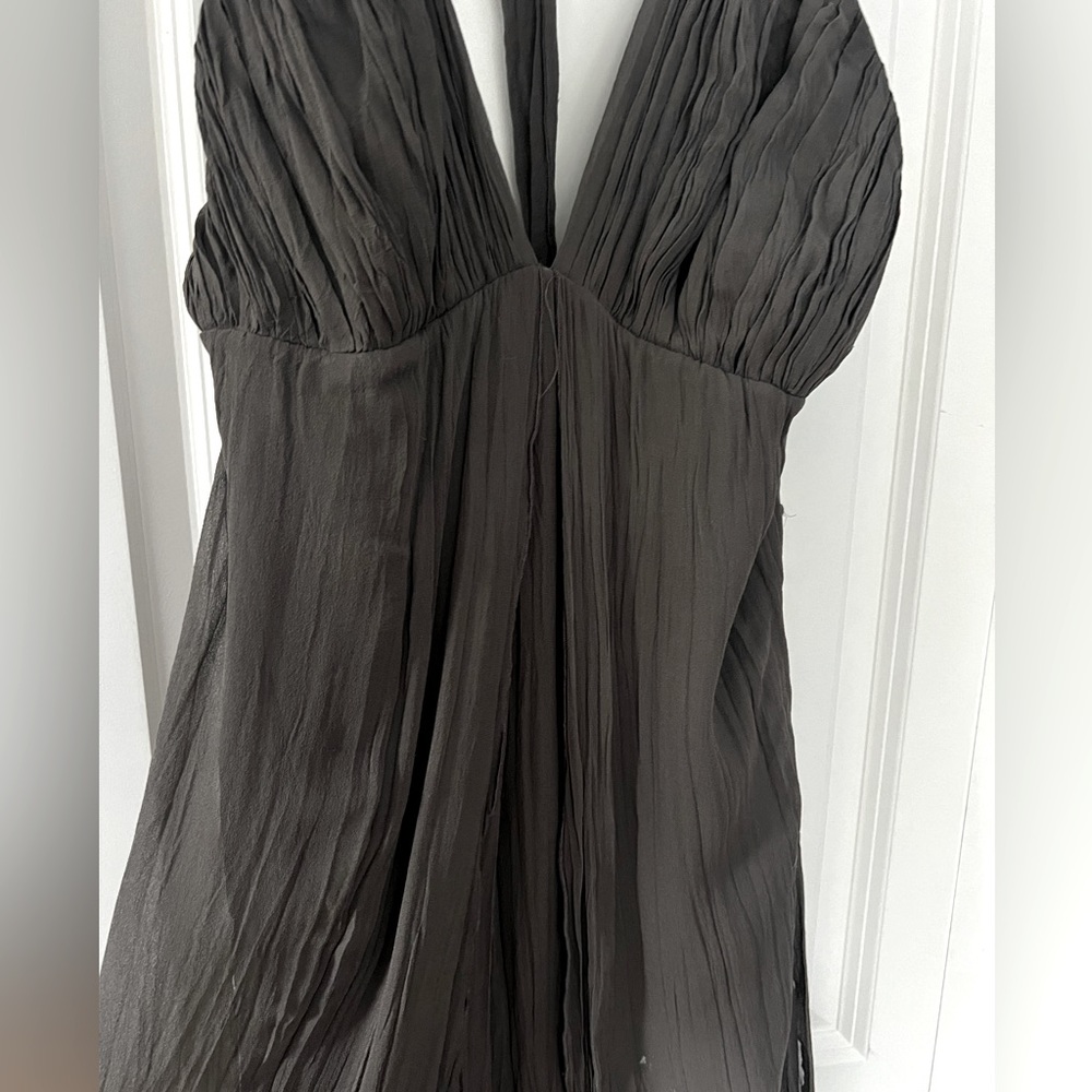 Alice + Olivia gauze halter dress size large women’s dresses